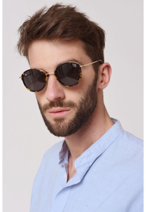 Lentes de Sol Belvedere Marron York Eyewear YK1276SC249-4