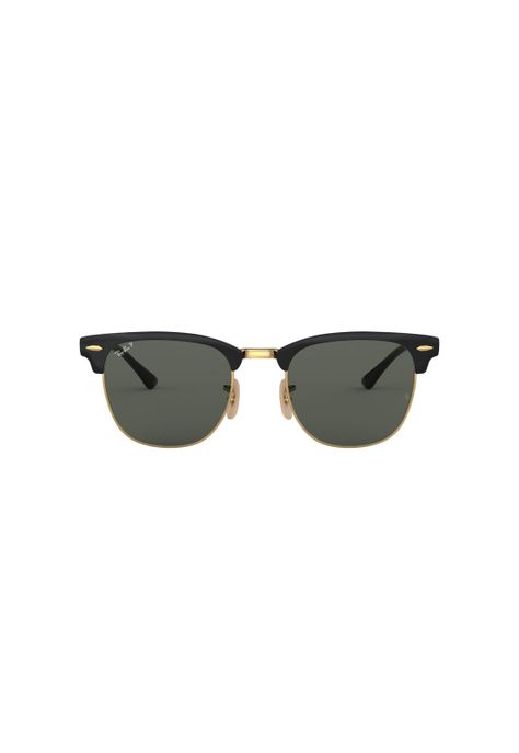 Lentes de Sol Clubmaster Metal Negro Polarizados Ray-Ban-0