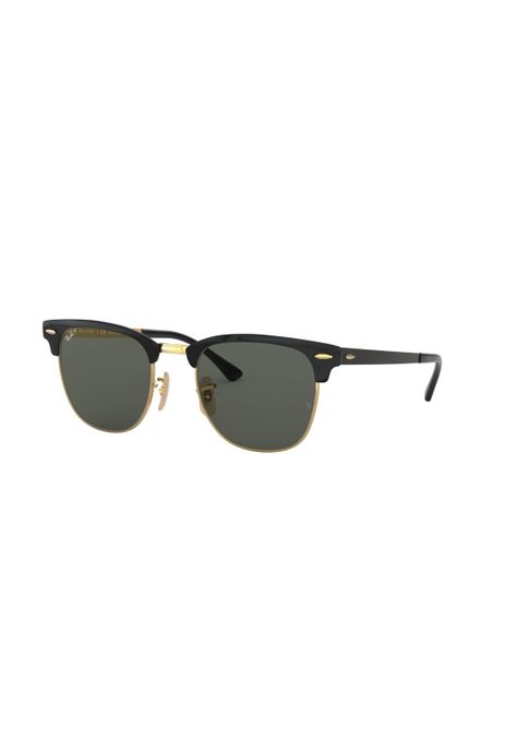 Lentes de Sol Clubmaster Metal Negro Polarizados Ray-Ban-1