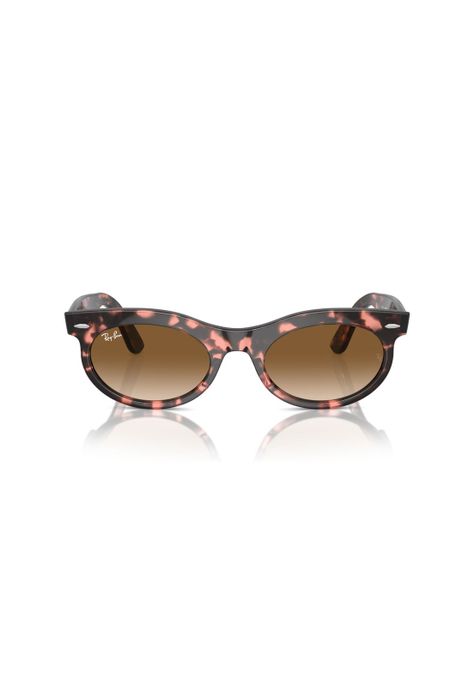 Lentes de Sol Wayfarer Oval Rosado Havana Degradé Ray-Ban-0