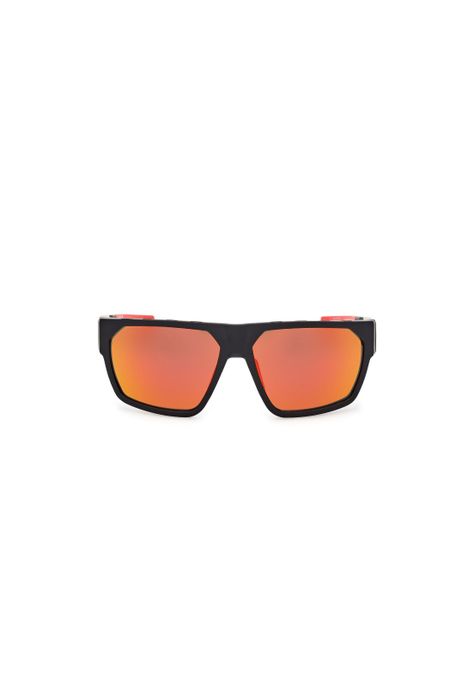 Lentes de Sol Negro Matte Espejados Adidas Sport SP009702L-0