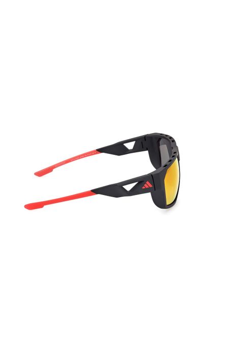 Lentes de Sol Negro Matte Espejados Adidas Sport SP009702L-6