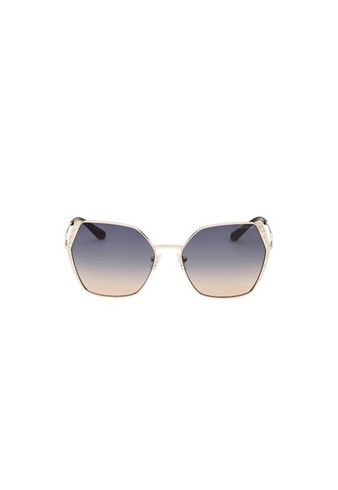 Lentes de Sol Dorado Degradé Guess GU7843S33W-0