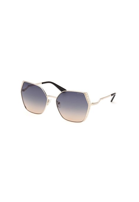 Lentes de Sol Dorado Degradé Guess GU7843S33W-1