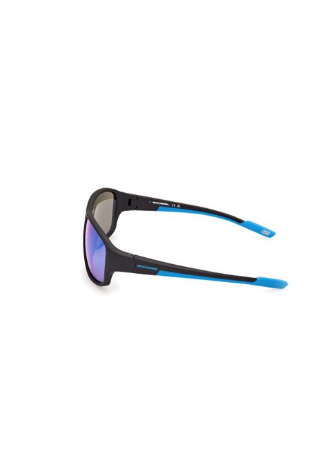 Lentes de Sol Negro Mate Espejados Skechers SE636402X-2