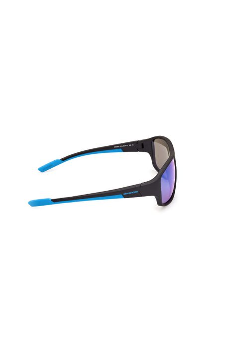 Lentes de Sol Negro Mate Espejados Skechers SE636402X-6