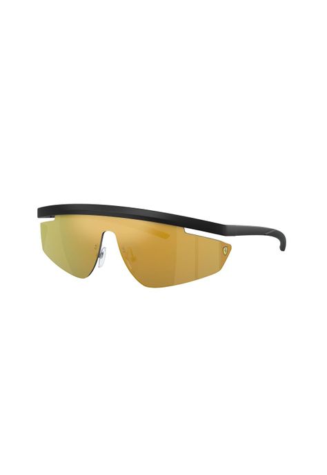 Lentes de Sol Negro Espejados Scuderia Ferrari FZ60015047P-1