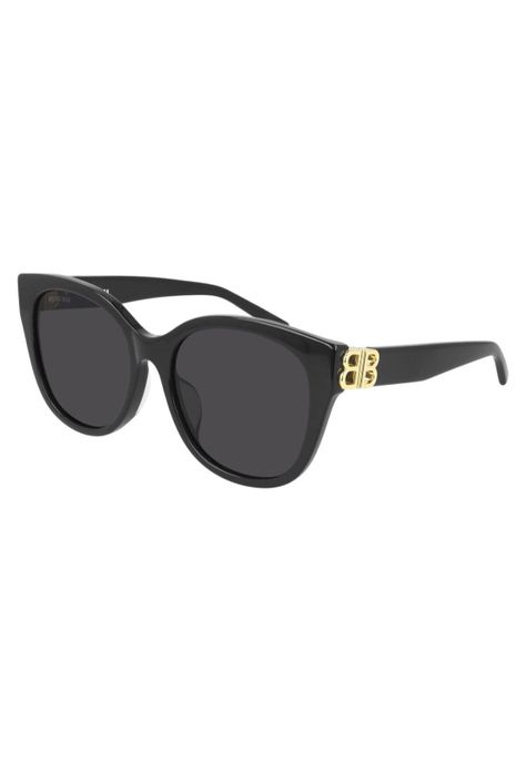 Lentes de Sol Shiny Black Balenciaga BB0103SA001-0