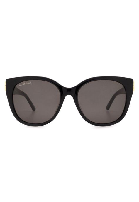 Lentes de Sol Shiny Black Balenciaga BB0103SA001-1