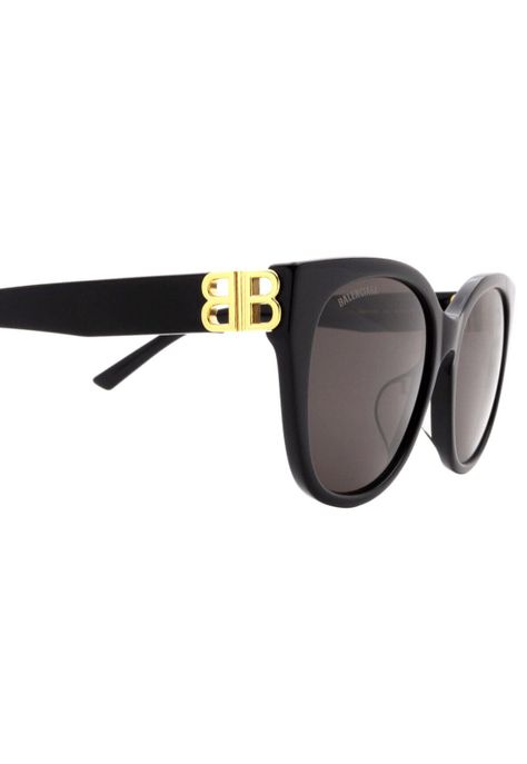 Lentes de Sol Shiny Black Balenciaga BB0103SA001-3