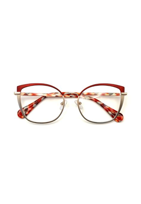 Lentes Ópticos Emma Rojo York Eyewear-3