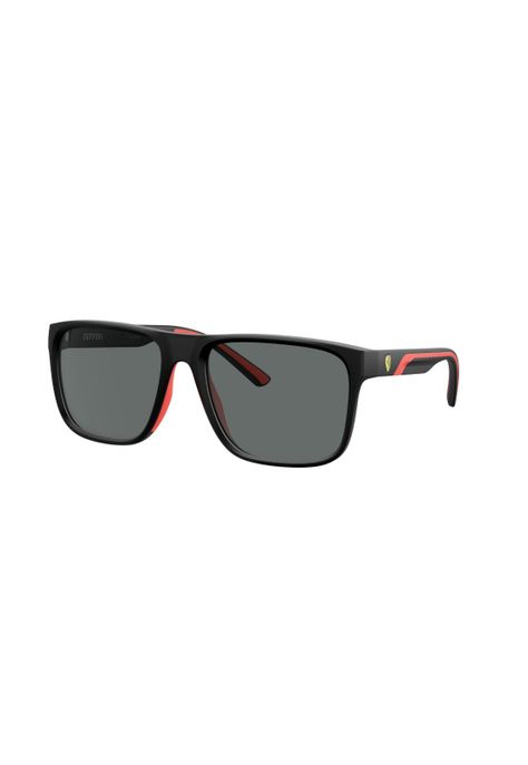 Lentes de Sol Negro Polarizados Scuderia Ferrari FZ6002U-1