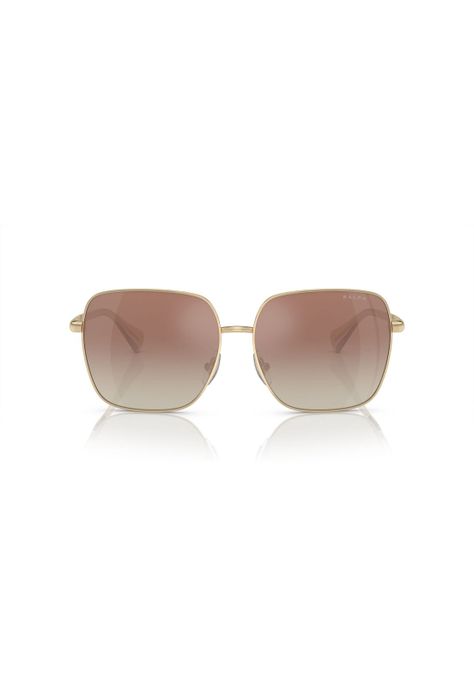 Lentes de Sol Shiny Pale Gold Espejado Ralph RA41429116B8-0