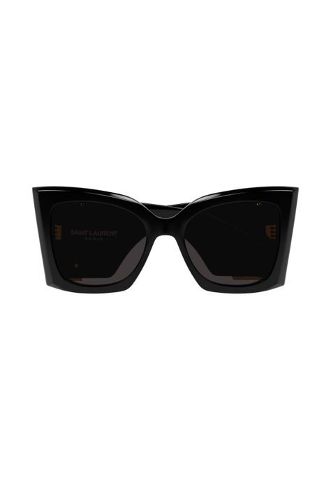Lentes de Sol Negro Saint Laurent SLM119BLAZE001-1