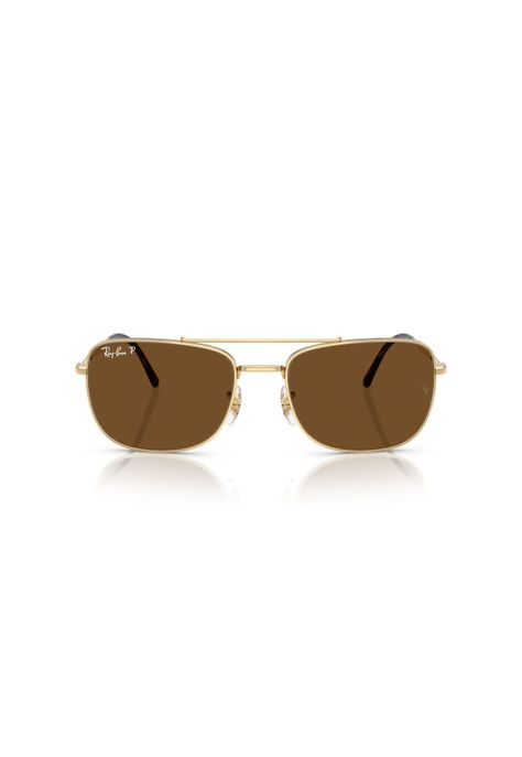 Lentes de Sol Dorado Polarizados Ray-Ban RB375500157-0
