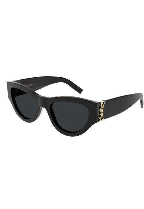 Lentes de Sol Negro Yves Saint Laurent SLM94001-0