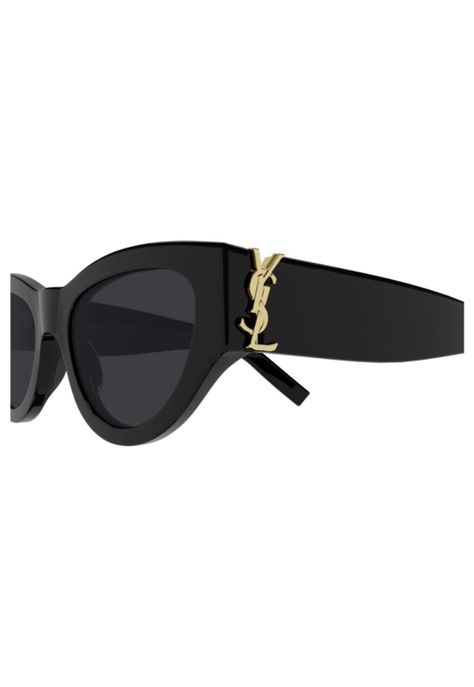 Lentes de Sol Negro Yves Saint Laurent SLM94001-1