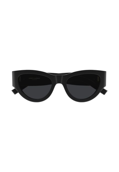 Lentes de Sol Negro Yves Saint Laurent SLM94001-2