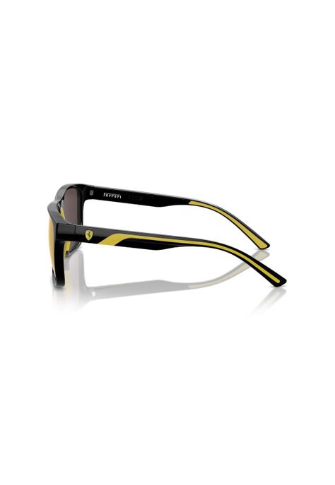Lentes de Sol Negro Espejados Scuderia Ferrari FZ6002U5016Q-2
