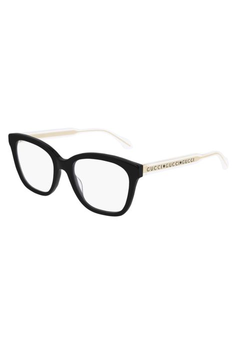 Lentes Ópticos Shiny Black Gucci GG0566O001-1
