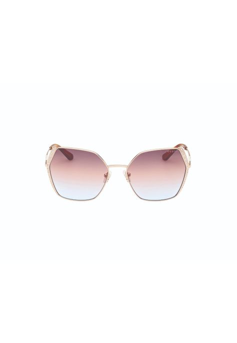 Lentes de Sol Dorado Degradé Guess GU7843S33F-0