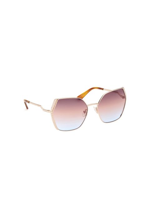 Lentes de Sol Dorado Degradé Guess GU7843S33F-7
