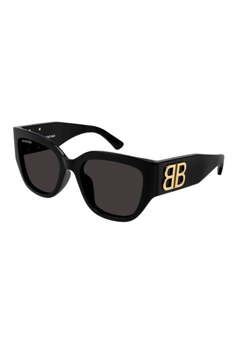 Lentes de Sol Negro Balenciaga BB0323SK002-0