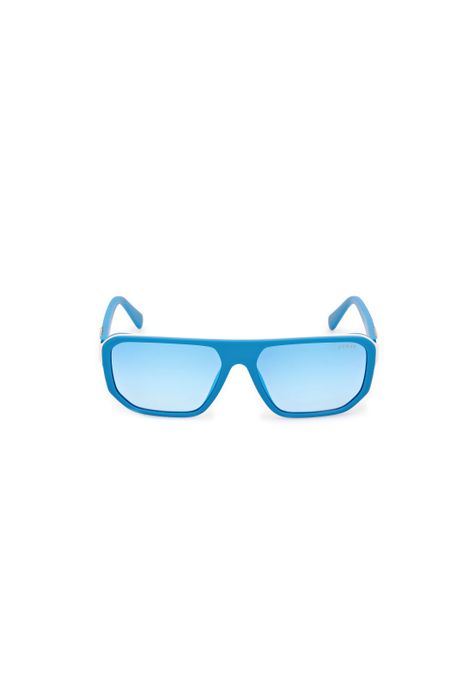 Lentes de Sol Azul Mate Espejados Guess GU0012491X-0