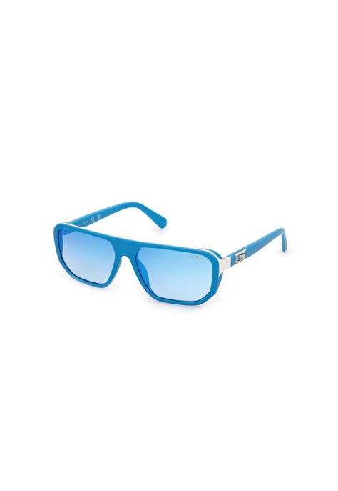 Lentes de Sol Azul Mate Espejados Guess GU0012491X-1