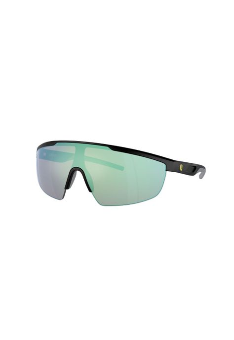 Lentes de Sol Negro Espejados Scuderia Ferrari FZ6005U5047V-1