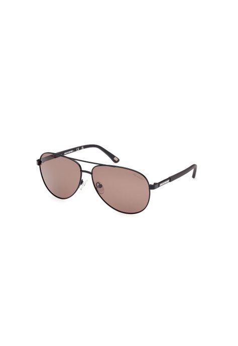 Lentes de Sol Negro Mate Polarizados Skechers SE636502H-1