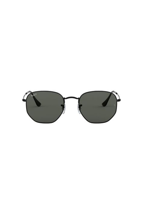 Lentes de Sol Hexagonal Negro Polarizados Ray-Ban-0