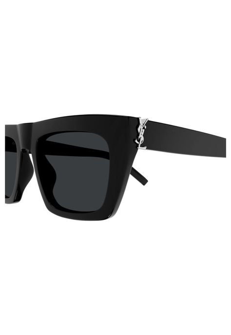 Lentes de Sol Negro Saint Laurent SLM131F001-2