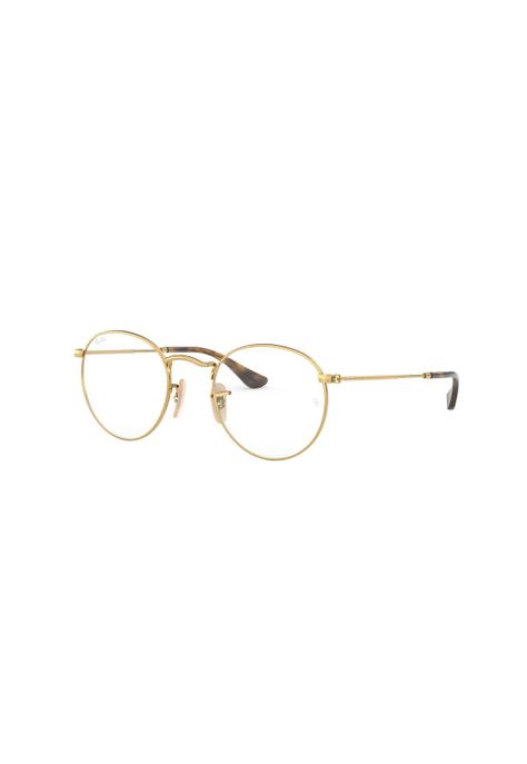 Lentes Ópticos Round Metal Dorado Ray-Ban RX3447V2500-0