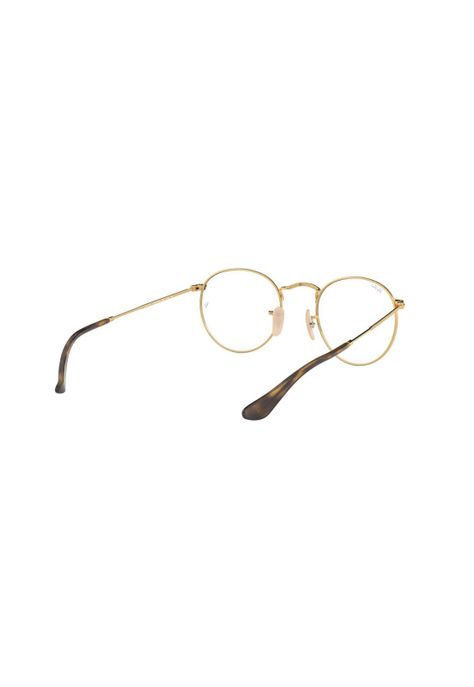Lentes Ópticos Round Metal Dorado Ray-Ban RX3447V2500-7
