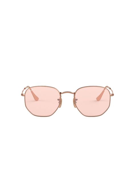 Lentes De Sol Hexagonal Copper Fotocromático Ray-Ban RB3548-1