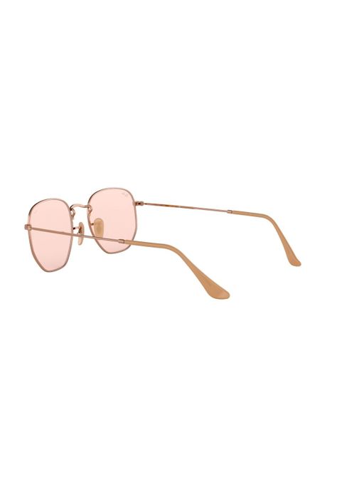 Lentes De Sol Hexagonal Copper Fotocromático Ray-Ban RB3548-4