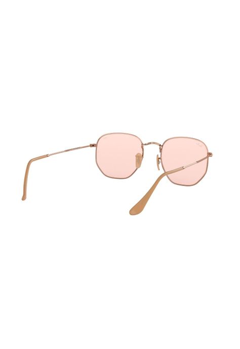 Lentes De Sol Hexagonal Copper Fotocromático Ray-Ban RB3548-7