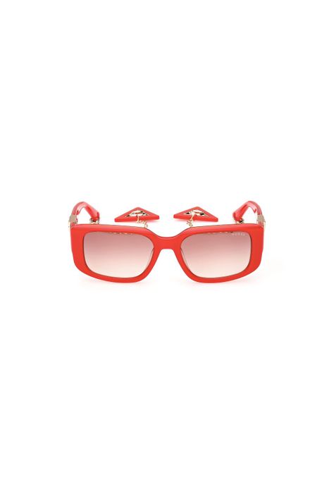 Lentes de Sol Shiny Red Guess GU78915366F-0