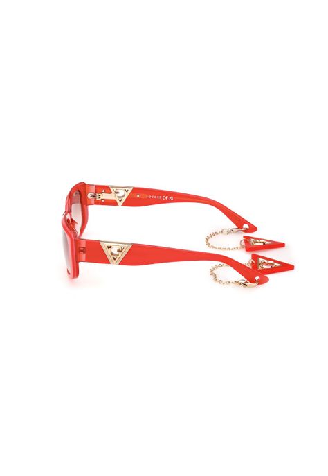 Lentes de Sol Shiny Red Guess GU78915366F-2