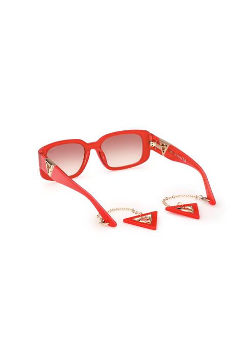 Lentes de Sol Shiny Red Guess GU78915366F-3