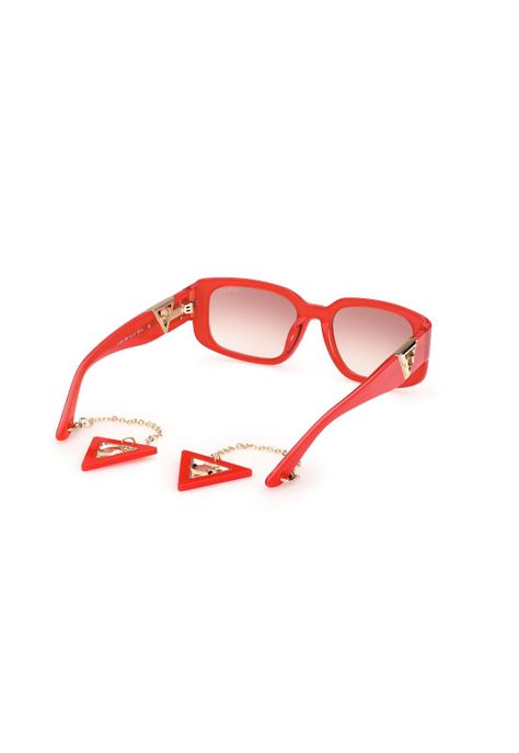 Lentes de Sol Shiny Red Guess GU78915366F-5