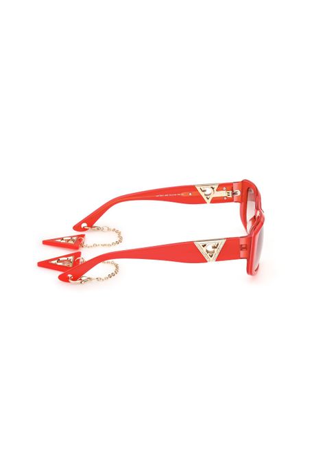 Lentes de Sol Shiny Red Guess GU78915366F-6