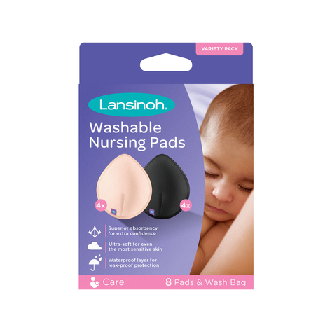 Absorbentes de Leche Lavable 2 colores 8 un-1