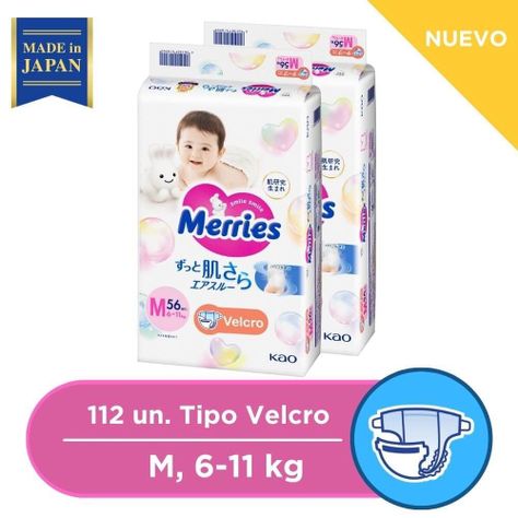 Merries Velcro Super Jumbo M 56X2 PCS-0