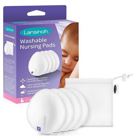 ABSORBENTE DE LECHE LAVABLES 4 PCS LANSINOH-0