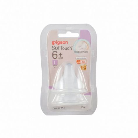 Tetina Repuesto Softouch Pigeon L 2 UNIDS-0