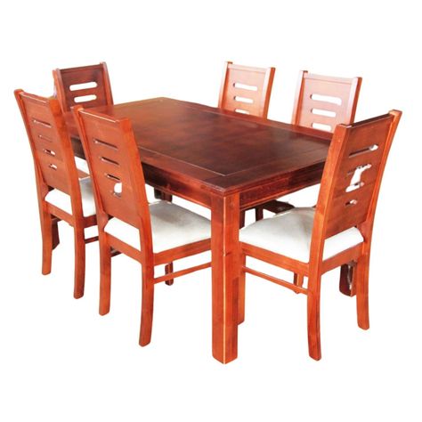 Juego de Comedor Ñielol 6 personas Color Nogal-0