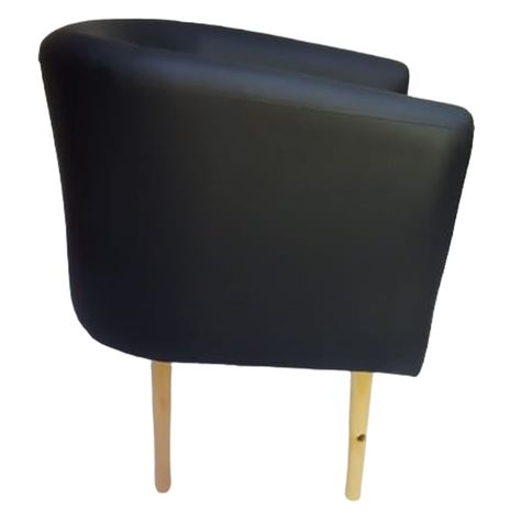 POLTRONA PORTREE LUNA PU ECOCUERO NEGRO-4