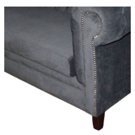 SOFA FELPA 3 CUERPOS CHESTERFIELD CAPITONE BRABANTE GRIS-4